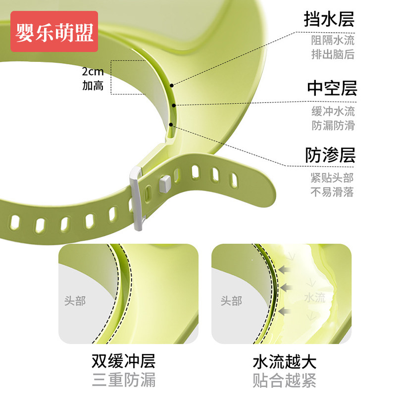 儿童洗头挡水帽小孩洗澡婴儿洗发神器宝宝防水护耳遮水浴帽不漏水,淘宝优惠券,粉丝福利购,淘宝优惠卷