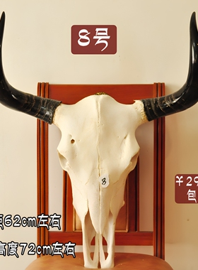 云南天然大牛头骨工艺品