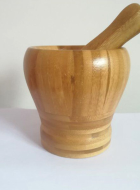 竹制捣蒜器用具蒜泥器家用加厚款