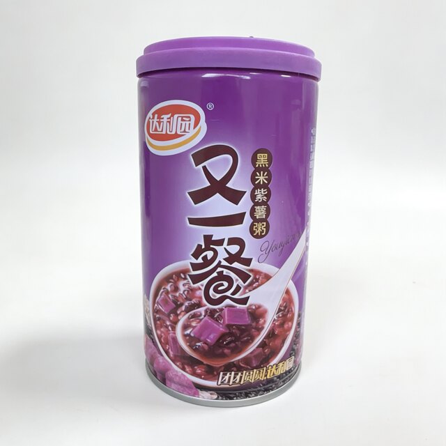 Black rice, purple sweet potato, longan, tremella and lotus seeds instant porridge, slightly flat packaging