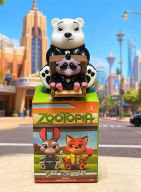 【甜蜜依靠】疯狂动物城2手办盲盒卡通朱迪尼克乖乖摆件玩偶手办