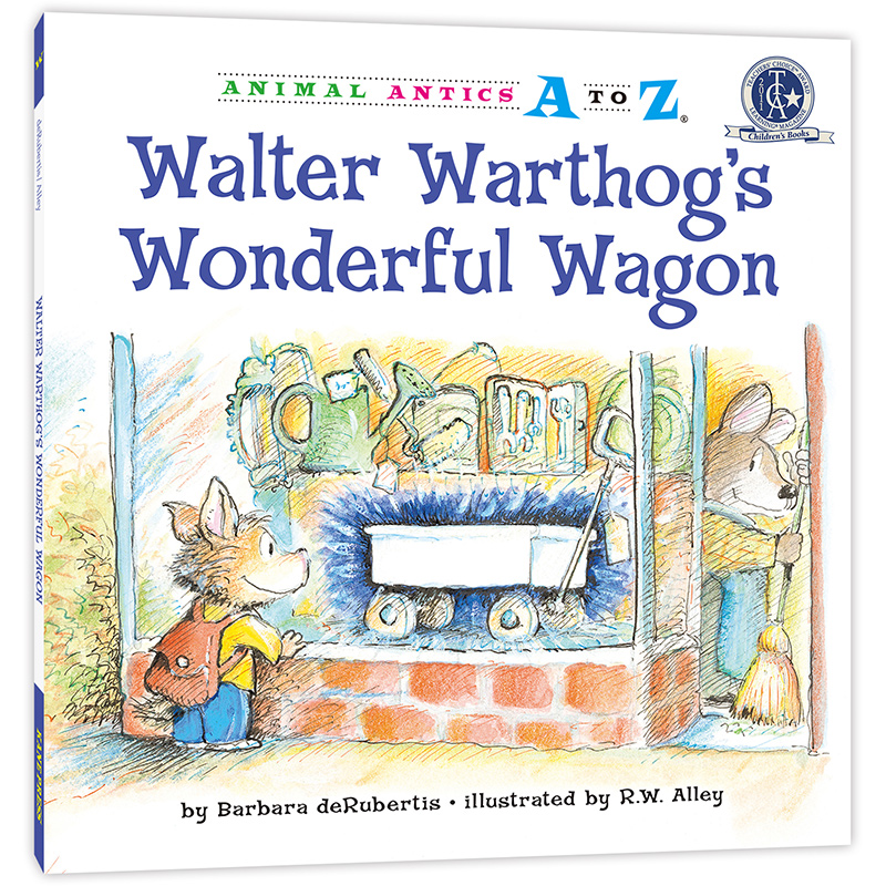 幼儿园里的26个开心果：爱心小货车 Animal Antics A to Z: Walter Warthog`s Wonderful Wagon认字母学单词练表达-图0