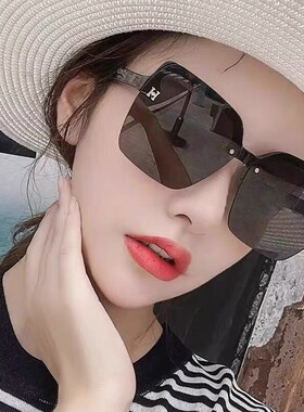 无框太阳镜女2026超火墨