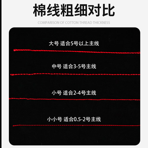 路滑棉线结矶钓棉布豆滑漂专用线组棉线节矶竿绵线结海钓小配件 - 图1