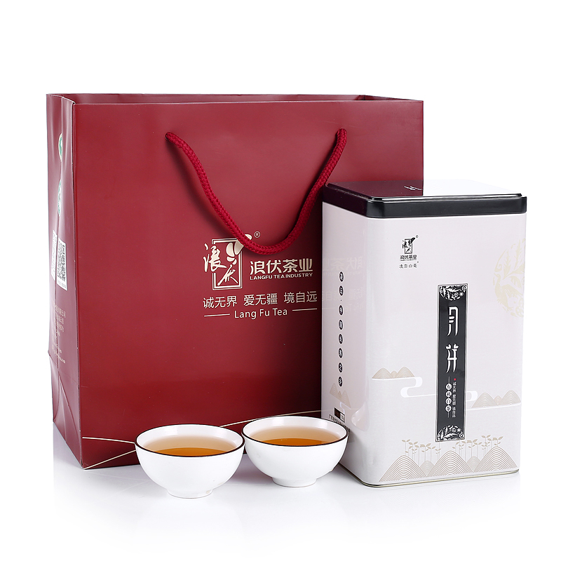 白茶3年陈茶2019年浪伏特级白茶-月芽凌云白毫珍藏茶100g/铁罐装