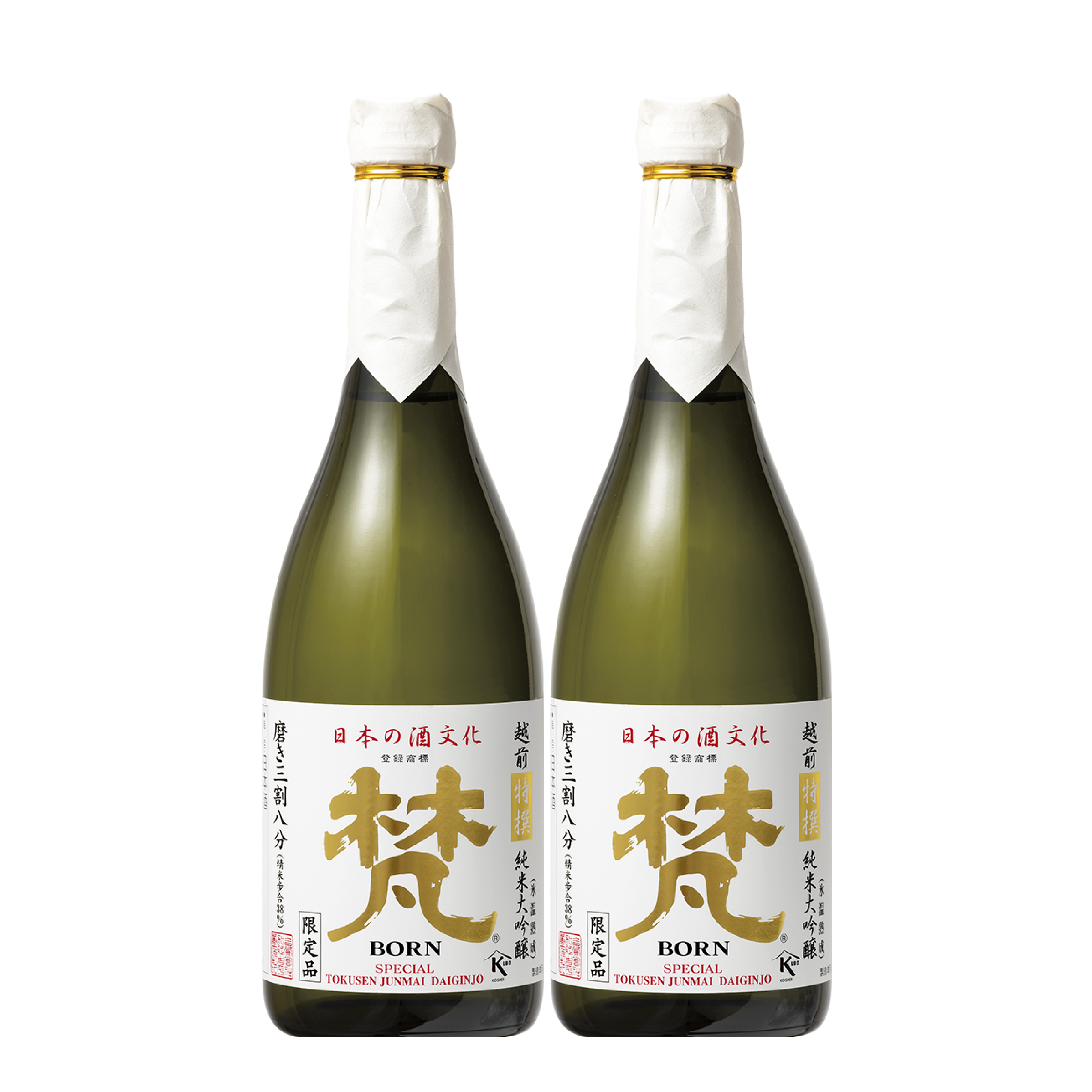 日本清酒梵38特选纯米大吟酿清酒720ml原装进口日式洋酒发酵酒包 - 图0