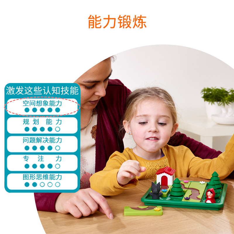 比利时smart games小红帽益智玩具 smartgames儿童桌面游戏类