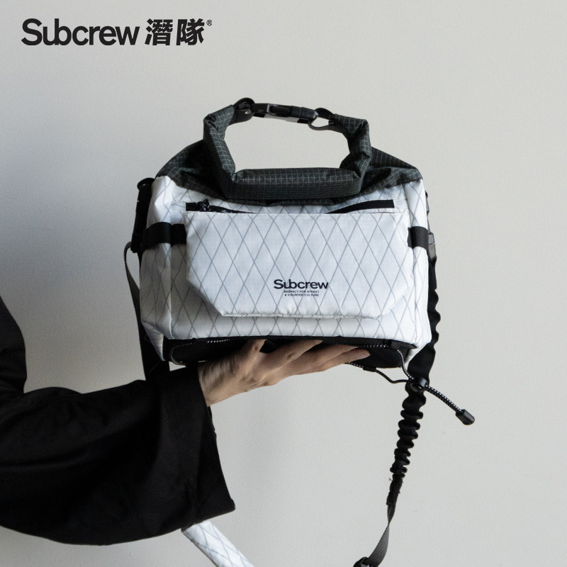 Subcrew汐风系列户外运动防水骑行轻质休闲斜挎包百搭潮牌手机包,淘宝优惠券,粉丝福利购,淘宝优惠卷