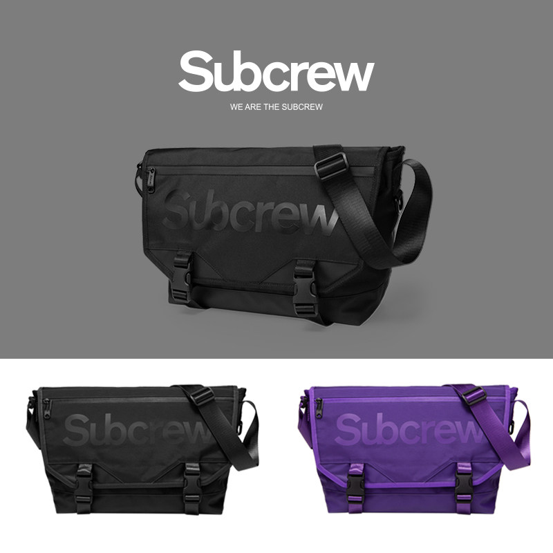 subcrew潮牌男士运动街头斜挎包 subcrew箱包男士包袋
