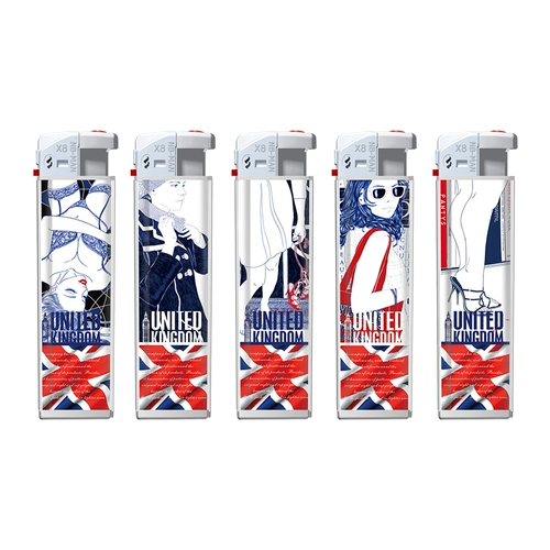 Ветрозащитная модная креативная одноразовая пластиковая безопасная зажигалка, оптовые продажи