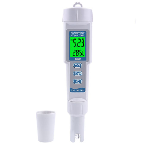 高精度便携式PH/EC检测仪水族ph值测试笔土壤/水肥溶液检测器 - 图3