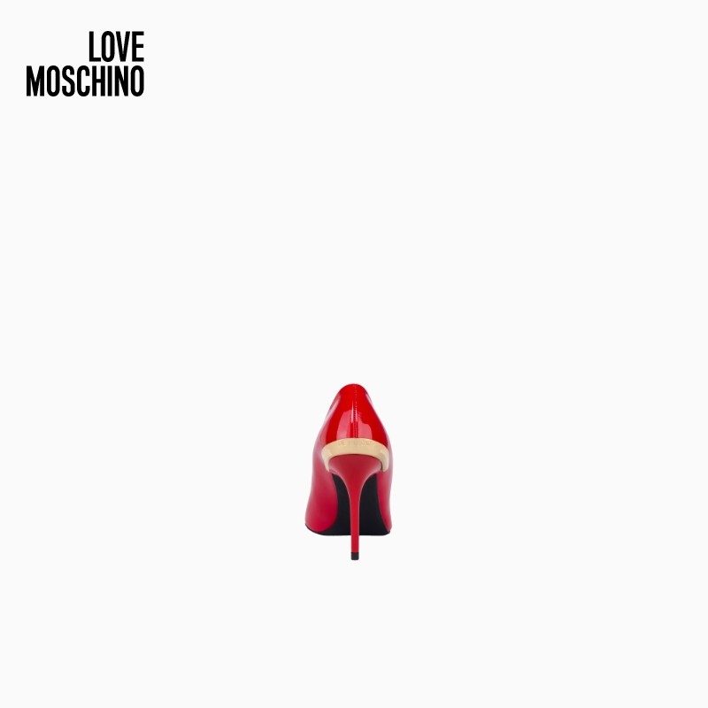 【新年礼物】「线上专享」Love Moschino  女士漆皮细高跟单鞋,淘宝优惠券,粉丝福利购,淘宝优惠卷