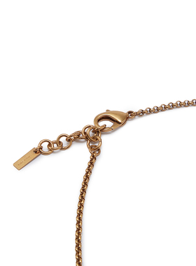 【礼物低至5折】Moschino/莫斯奇诺 25早春 男女同款笔形吊坠项链