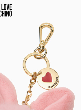 【全新上市】Love Moschino 26秋冬 女士萌趣兔耳毛绒多功能挂饰