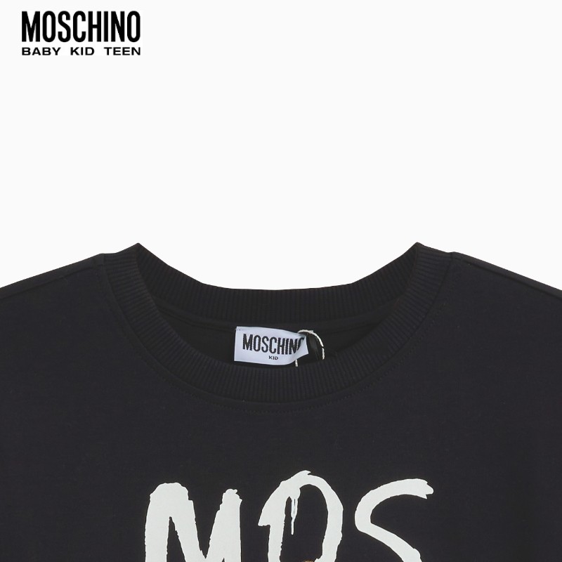 【新年特享5折起】Moschino/莫斯奇诺 儿童泰迪熊印花棉质连衣裙,淘宝优惠券,粉丝福利购,淘宝优惠卷