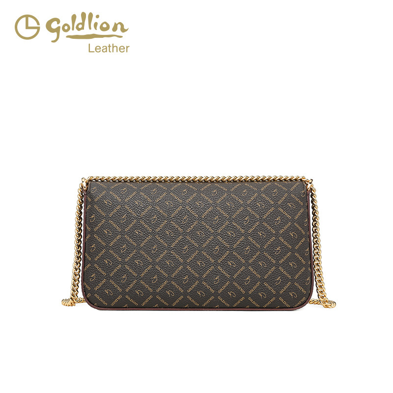 金利来优雅女包新款时尚单肩斜挎包印花信封小方包复古链条包轻奢,淘宝优惠券,粉丝福利购,淘宝优惠卷