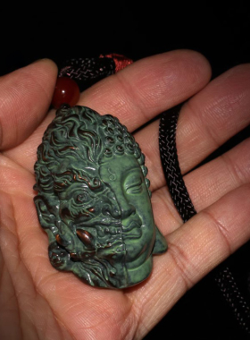 全铜解压文玩把玩件禅意一念之间