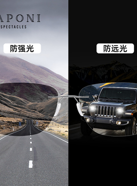 CAPONI偏光墨镜超轻无框男士