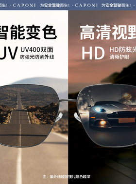 CAPONI偏光镜太阳眼镜男开车专用