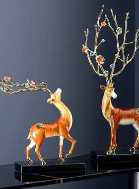 圣朗伦摆件中式珐琅彩客厅角几