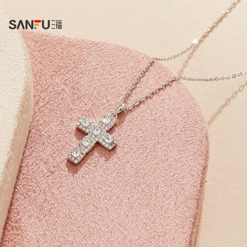 三福925银神秘短项链单条 时尚设计感首饰配饰链条849200,淘宝优惠券,粉丝福利购,淘宝优惠卷