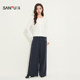 Sanfu pastoral jacquard cardigan ເສື້ອຄຸມດຽວຜູ້ຍິງຝຣັ່ງວ່າງອາກາດເສື້ອ jacket ເທິງແມ່ຍິງ 514700