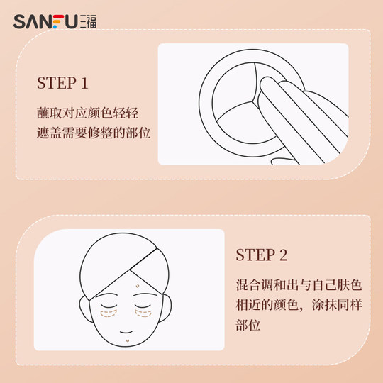 Безупречный трехцветный консилер Lorena