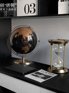 唐朝轻奢沙漏办公室摆件办公桌酒柜书架家居装饰品书房桌面工艺品