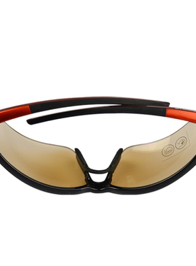 代尔塔护目镜橙色渐变色户外眼镜防紫外线防尘沙防风男骑行防护眼