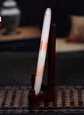 石诚记中式礼品摆件天然玉石平安扣开业办公室家居玄关电视柜博古