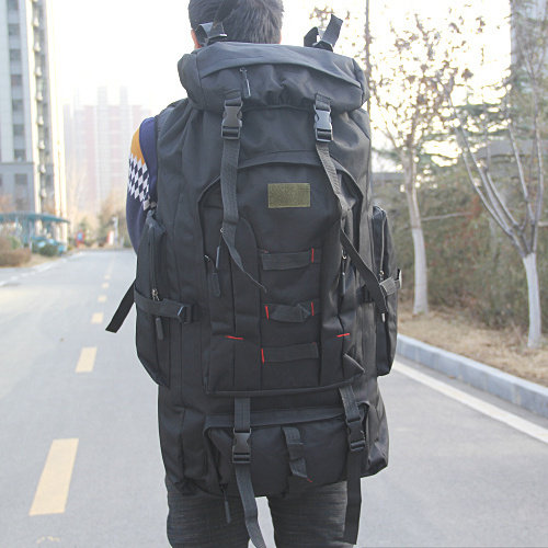 100升超大容量双肩包男特大防水旅行户外登山包野营打工行李旅游 - 图1