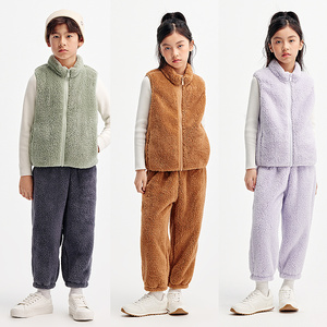 【森马】儿童纯棉摇粒绒马甲外套