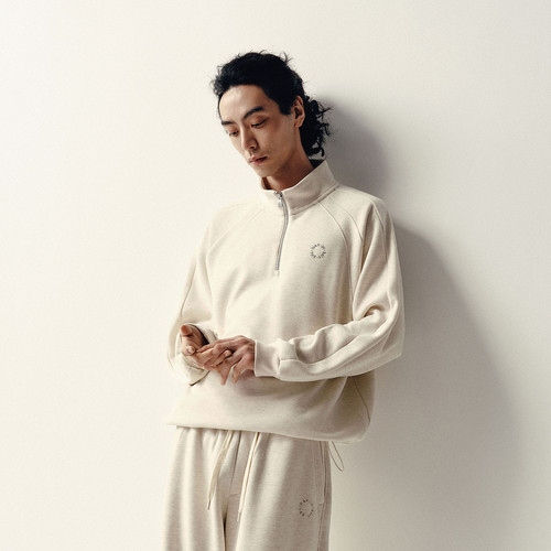 商场同款|森马 x Marcus联名款卫衣男冬仿呢质感2025新款情侣上衣 - 图1