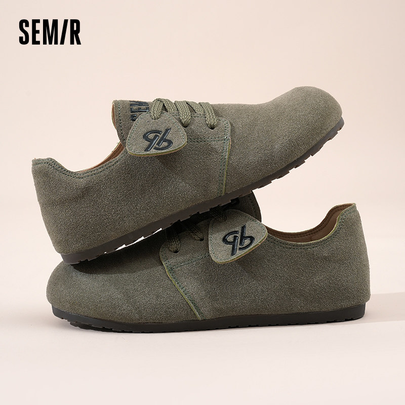 Semir女鞋勃肯鞋2025秋冬新款平底休闲鞋复古百搭外穿女士单鞋子,淘宝优惠券,粉丝福利购,淘宝优惠卷