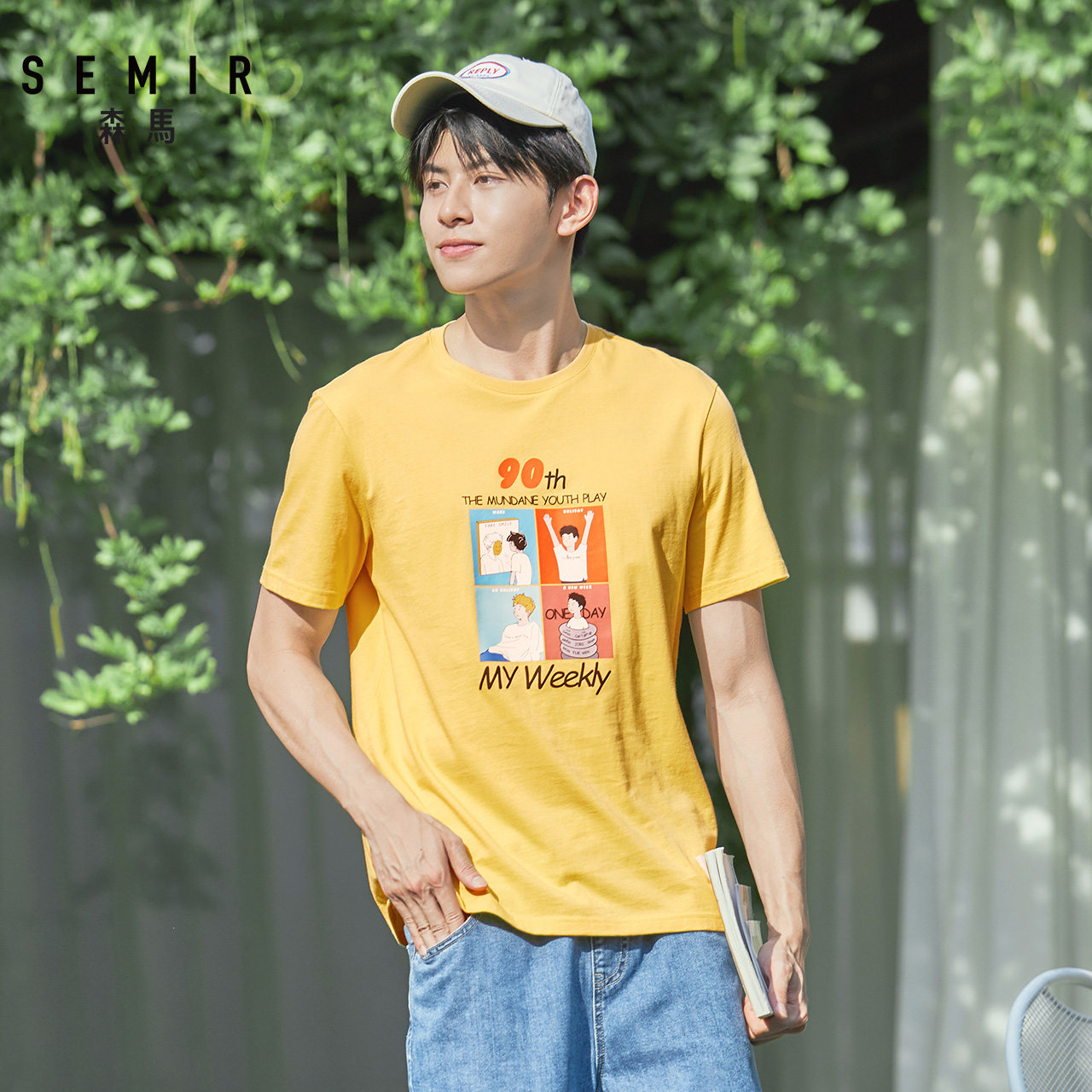 森马短袖2020新款夏季趣味印花t恤 森马T恤