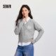 Semir sleeveless shirt embroidered V-neck rope sweater for women