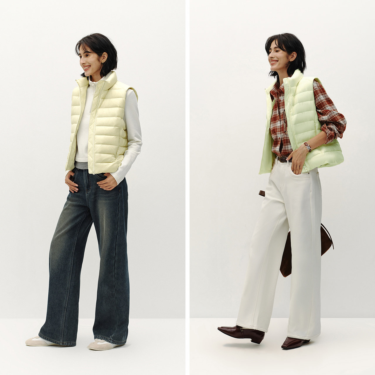 商场同款|森马羽绒马甲女冬发热轻薄90绒子修身立领2025新款内搭,淘宝优惠券,粉丝福利购,淘宝优惠卷