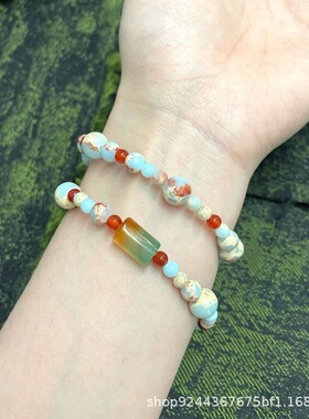 枝枝连理生复古新中式简约i原创手链清冷风古风森系清新文艺款