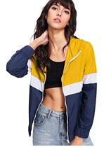 Lady Florens even hat windproof jacket jacket polyester fiber collage D2V5L US straight Postmulticolored