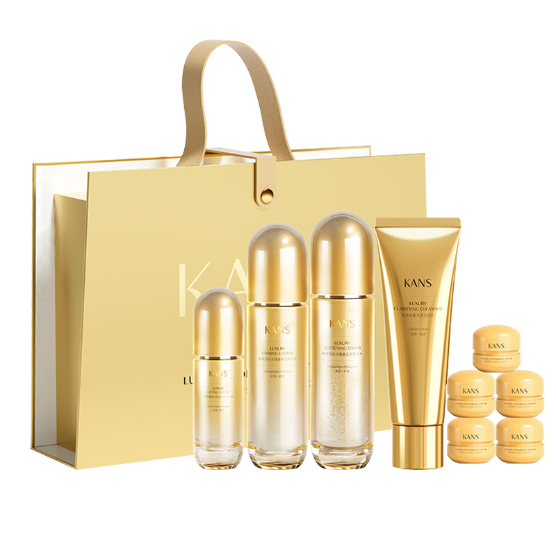 韩束时光护肤品套装女保湿水紧致淡 韩束领航面部护理套装