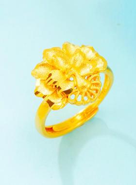 仿金孔雀开屏女戒民族风