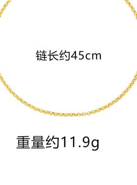 设计感潮流O字环环相扣手链脚链越南沙金项链轻奢风久不掉色饰品