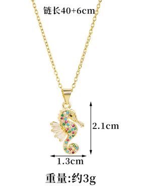 越南沙金轻奢彩锆耳环女款