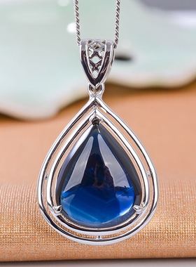 直播彩色宝石定做戒指项链