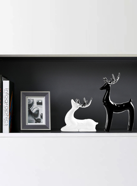 创意家居麋鹿摆件摆设现代轻奢