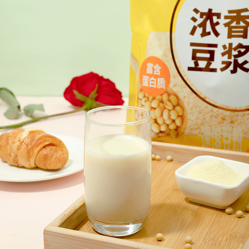 俊山食品专营店伊利豆浆粉无添加非转基因早餐绿豆纯黄豆粉450g减小包装脂1