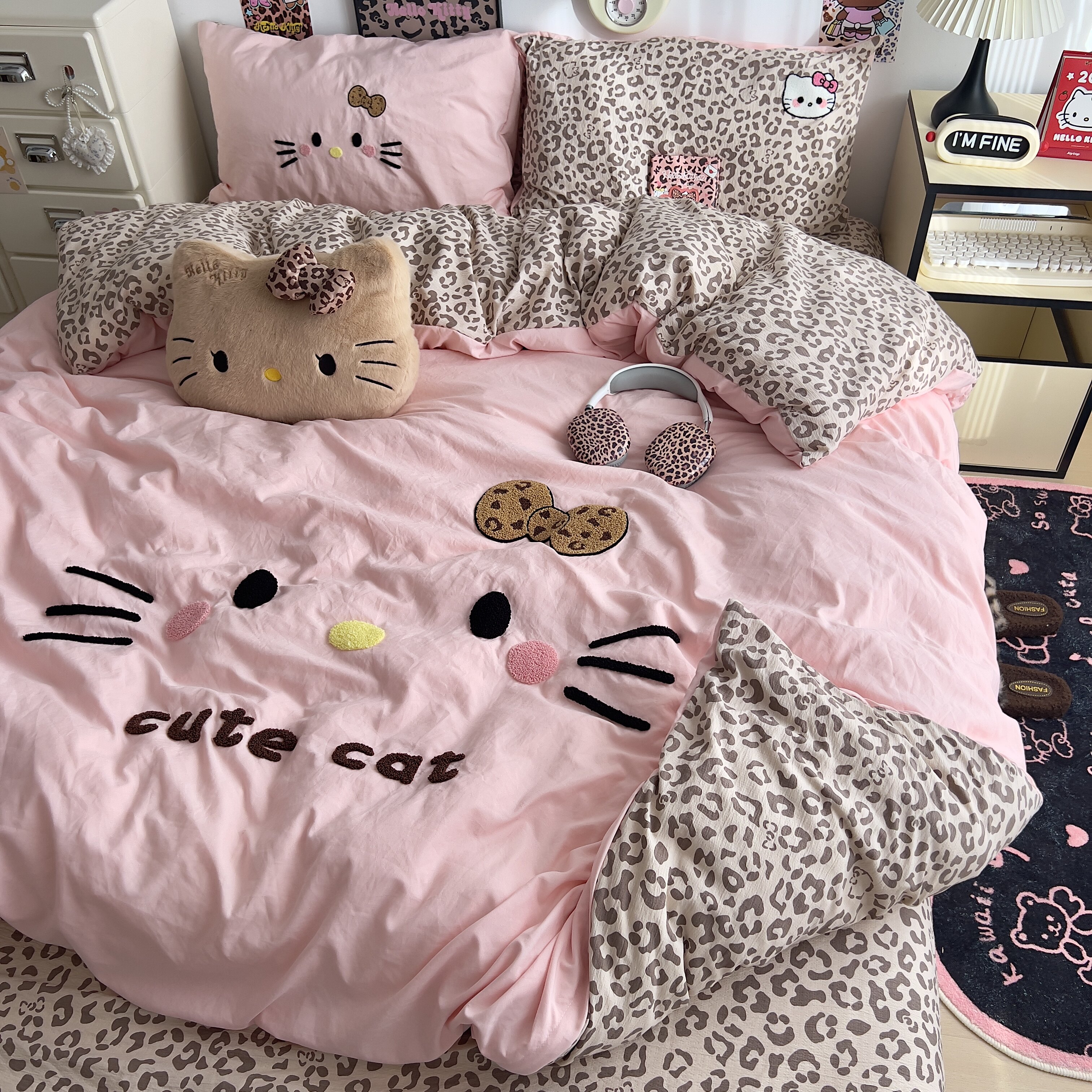 A类全棉四件套纯棉被罩床单被套床笠2026新款床品宿舍学生三件套4