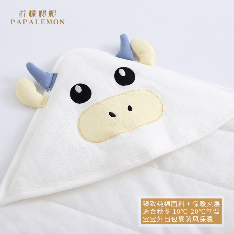 秋冬季新生儿包被婴儿加厚夹棉保暖超萌抱被宝宝抱毯棉芯待产用品,淘宝优惠券,粉丝福利购,淘宝优惠卷