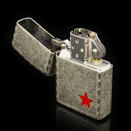 Новые зорро и масла более легкие древние серебряные цветы пентаграмма, латунная раковина, красная краска, пять резьбов затмения