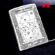 Zippo genuine sterling silver lighter carved gift diy